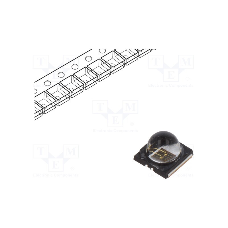 1 pcs x ProLight Opto - PK2S-2KJE-A - IR transmitter, 3535, 840÷870nm, transparent, 350mW, 80°, SMD