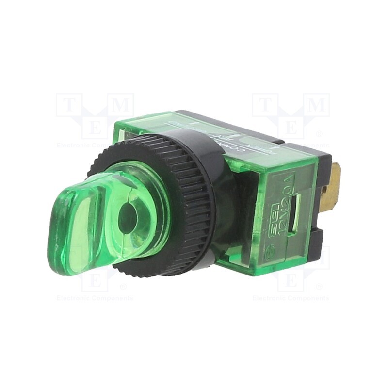 1 pcs x SWITCH COMPONENTS - TE6-1A-DC-1-GL - Switch: toggle, Pos: 2, SPST, ON-OFF, 20A/12VDC, -25÷85°C, 50mΩ