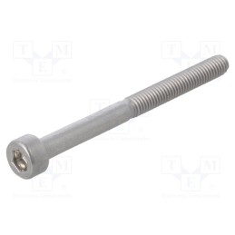 100 pcs x KRAFTBERG - M3X35/D912-A4 - Screw, M3x35, 0.5, Head: cheese head, hex key, HEX 2,5mm, DIN 912