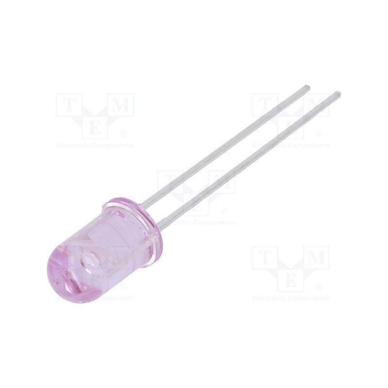1 pcs x ONSEMI - QED223 - IR transmitter, 5mm, diffused,violet, 25mW, 30°, λp max: 890nm, THT
