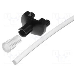 1 pcs x MENTOR - 1216.1002 - Fiber for LED, round, Ø: 2mm, Front: convex