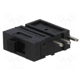 1 pcs x MENTOR - 1857.1031 - Switch: slide, Pos: 2, SPDT, 0.1A/5VDC, ON-(ON), THT, -40÷85°C, 7N
