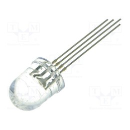 1 pcs x OPTOSUPPLY - OSTAMCA131A - LED, 10mm, RGB, 30°, Front: convex, 1.8÷2.6/2.9÷3.6/2.9÷3.6V, round