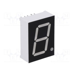1 pcs x OPTO Plus LED - OPD-S8022LB-BW - Display: LED, 7-segment, 20.4mm, 0.8', No.char: 1, blue, 80mcd, anode