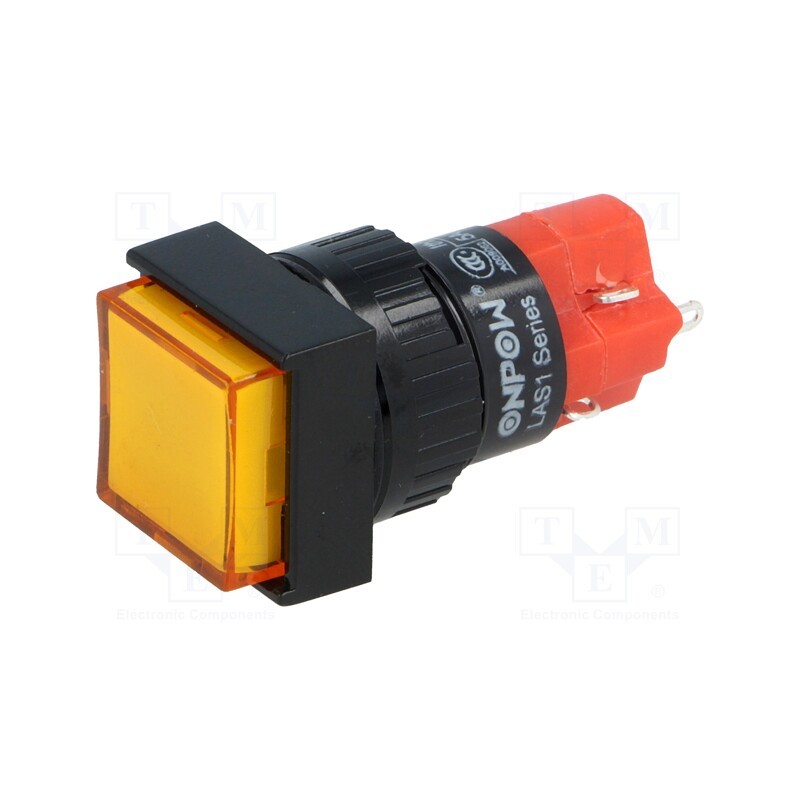 1 pcs x ONPOW - LAS1F-11Z/O-IP40 - Switch: push-button, Pos: 2, SPDT, 3A/250VAC, 2A/24VDC, ON-ON, IP40