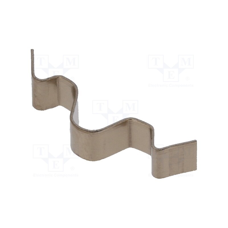 1 pcs x SEIFERT ELECTRONIC - KC-205 - Retaining spring, L: 12.5mm, H: 4mm, natural