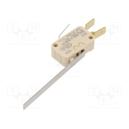 1 pcs x ZF - D489-V3RD - Microswitch SNAP ACTION, 21A/250VAC, with lever (with roller)