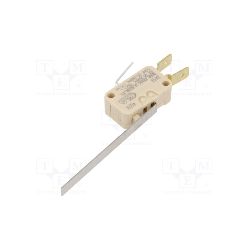 1 pcs x ZF - D489-V3RD - Microswitch SNAP ACTION, 21A/250VAC, with lever (with roller)