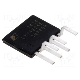 1 pcs x POWER INTEGRATIONS - LYT4224E - IC: PMIC, AC/DC switcher,LED driver, 160÷308V, Ubr: 725V, eSIP-7C