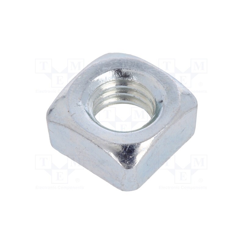100 pcs x BOSSARD - 1092642 - Nut, square, M6, 1, steel, Plating: zinc, H: 5mm, 10mm, BN 147, DIN 557