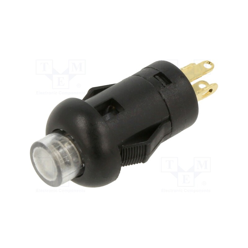 1 pcs x E-SWITCH - LP1OA1AB - Switch: push-button, Pos: 2, SPST-NO, 0.1A/30VDC, OFF-(ON), blue