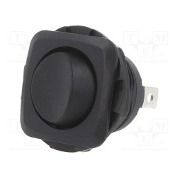 1 pcs x SWITCH COMPONENTS - RB1-1D-DC-2-B - ROCKER, SPDT, Pos: 2, ON-ON, 10A/28VDC, black, none, Rcont max: 50mΩ