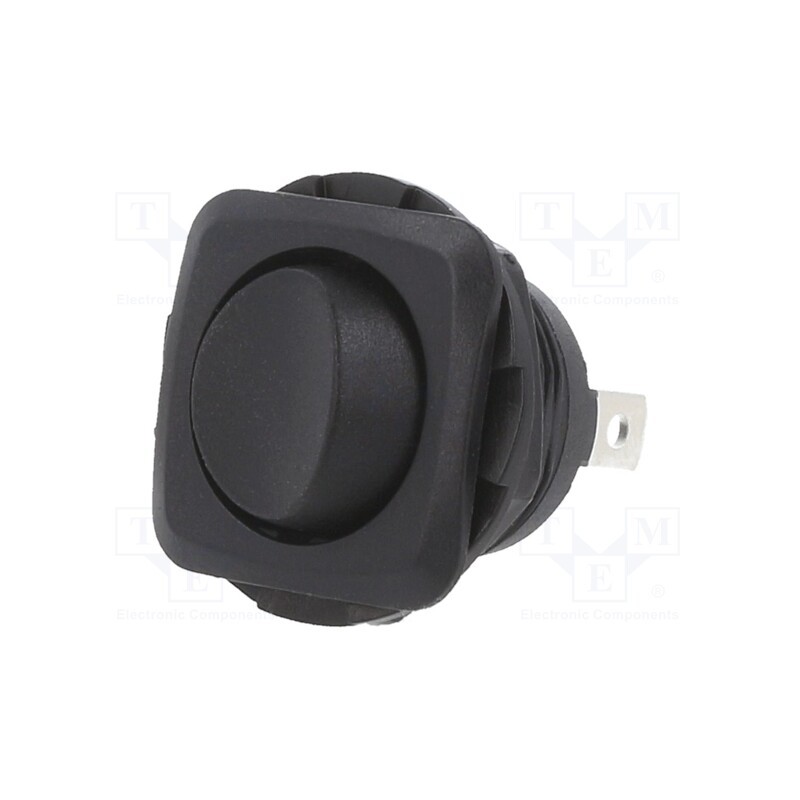 1 pcs x SWITCH COMPONENTS - RB1-1D-DC-2-B - ROCKER, SPDT, Pos: 2, ON-ON, 10A/28VDC, black, none, Rcont max: 50mΩ