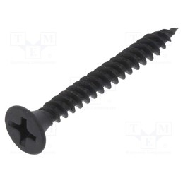 100 pcs x BOSSARD - 1396757 - Screw, for wood, 3.9x35, Head: countersunk, Phillips, PH2, BN 976