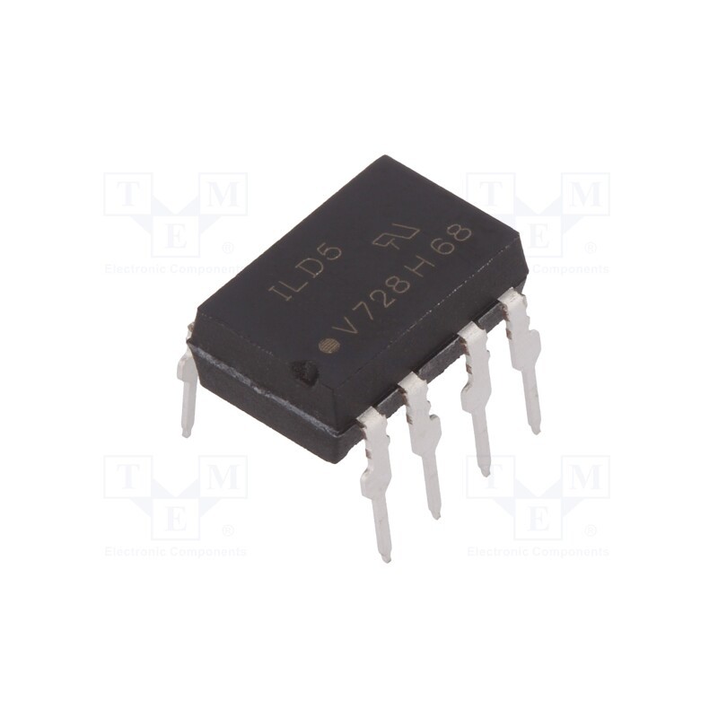 1 pcs x VISHAY - ILD5 - Optocoupler, THT, Ch: 2, OUT: transistor, Uinsul: 4.42kV, Uce: 70V