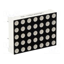 1 pcs x WENRUN - LMD10057BUY-101-01 - Display: LED, matrix, 5x7, yellow, 96mcd, anode, 27.94x19.96mm