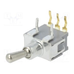 1 pcs x Nidec Copal Electronics - ATE1F-5M3-10-Z - Switch: toggle, Pos: 2, SPDT, ON-(ON), 0.05A/48VAC, 0.05A/48VDC