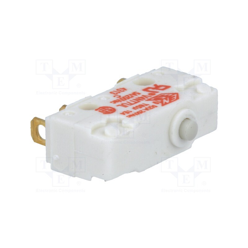 1 pcs x SAIA-BURGESS - V4NT7-UL - Microswitch SNAP ACTION, 5A/250VAC, without lever, SPDT, ON-(ON)