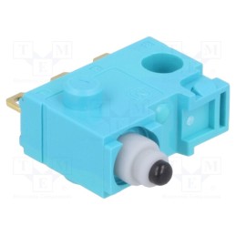 1 pcs x PANASONIC - ASQ10410 - Microswitch SNAP ACTION, 0.1A/30VDC, without lever, SPDT, Pos: 2