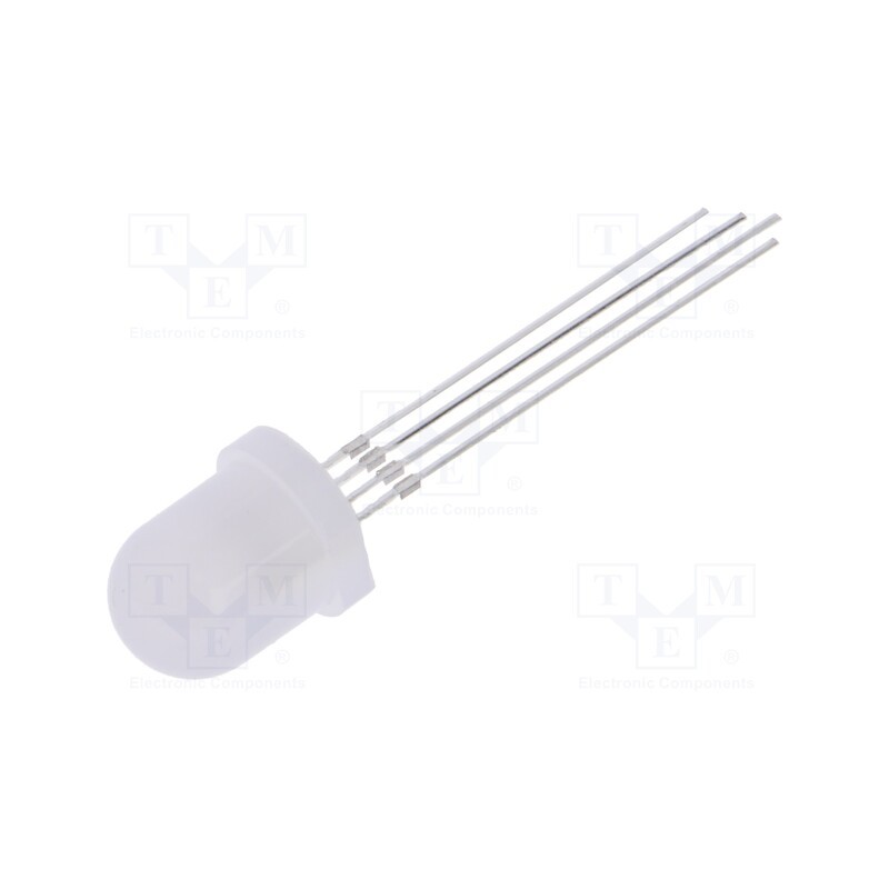 1 pcs x OPTOSUPPLY - OSTAMC82E2A - LED, 8mm, RGB, 100÷150mcd,220÷330mcd,500÷750mcd, 140°, Front: flat