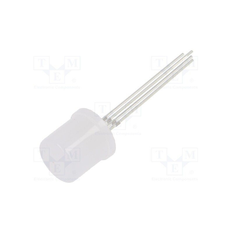 1 pcs x OPTOSUPPLY - OSTAMCA6K2A - LED, 10mm, RGB, 68÷100mcd,150÷220mcd,330÷500mcd, 180°, Front: flat