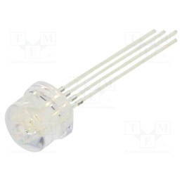 1 pcs x OPTOSUPPLY - OSTAMC87A1A - LED, 8mm, RGB, 100°, Front: convex, 2.1÷2.6/2.9÷3.4V, No.of term: 4