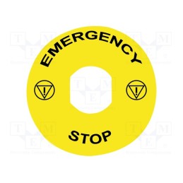 1 pcs x SCHNEIDER ELECTRIC - ZBY8330 - Label, Harmony XB4