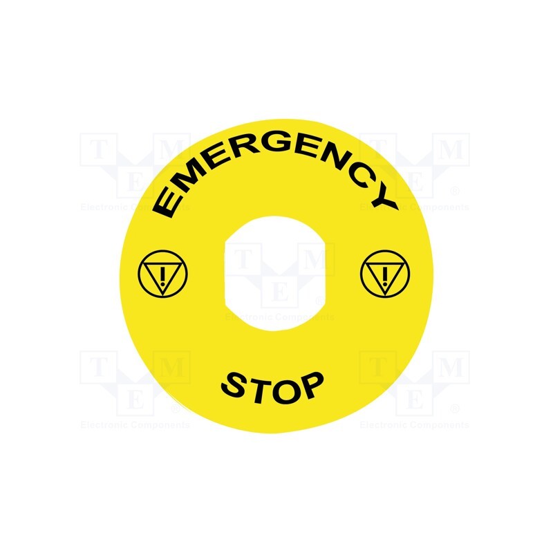1 pcs x SCHNEIDER ELECTRIC - ZBY8330 - Label, Harmony XB4