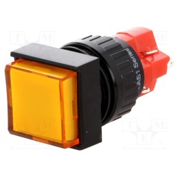 1 pcs x ONPOW - LAS1F-11/O/230V-IP40 - Switch: push-button, Pos: 2, SPDT, 3A/250VAC, 2A/24VDC, ON-(ON)