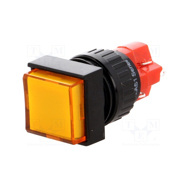 1 pcs x ONPOW - LAS1F-11/O/230V-IP40 - Switch: push-button, Pos: 2, SPDT, 3A/250VAC, 2A/24VDC, ON-(ON)