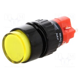 1 pcs x ONPOW - LAS1Y-11/Y/24V-IP40 - Switch: push-button, Pos: 2, SPDT, 3A/220VAC, 2A/24VDC, ON-(ON)