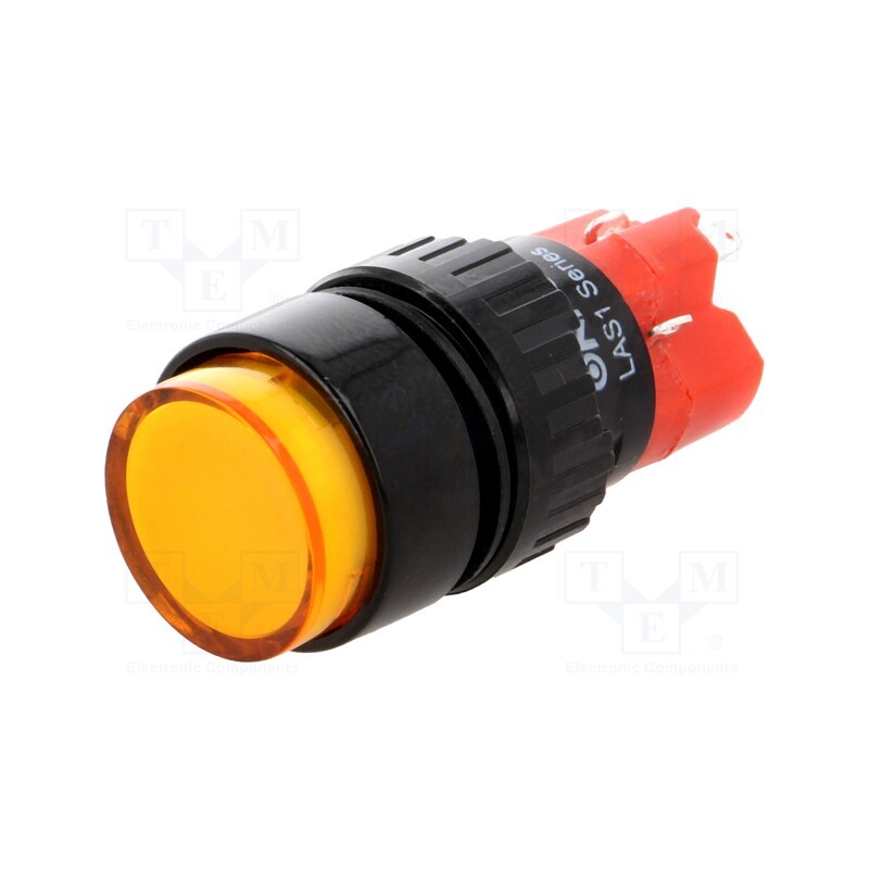 1 pcs x ONPOW - LAS1Y-11/O/230V-IP40 - Switch: push-button, Pos: 2, SPDT, 3A/220VAC, 2A/24VDC, ON-(ON)