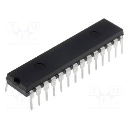 1 pcs x MICROCHIP TECHNOLOGY - PIC18F252-I/SP - IC: PIC microcontroller, 32kB, 40MHz, A/E/USART,MSSP (SPI / I2C)