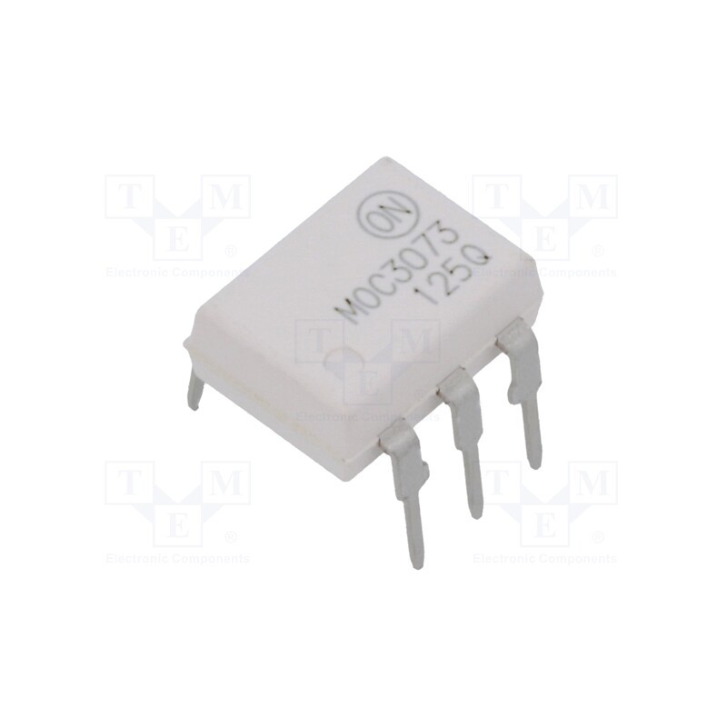 1 pcs x ONSEMI - MOC3073M - Optotriac, 4.17kV, Uout: 800V, DIP6, Ch: 1, MOC3073M