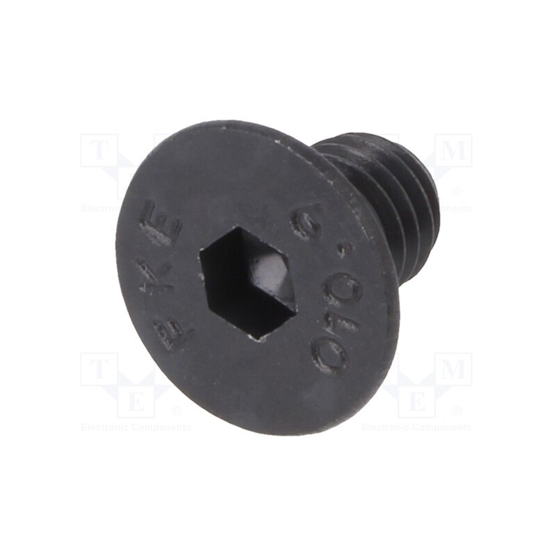 100 pcs x BOSSARD - 1021435 - Screw, M5x8, 0.8, Head: countersunk, hex key, HEX 3mm, steel