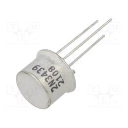 1 pcs x NTE Electronics - 2N3439 - Transistor: NPN, bipolar, 350V, 1A, 5W, TO39