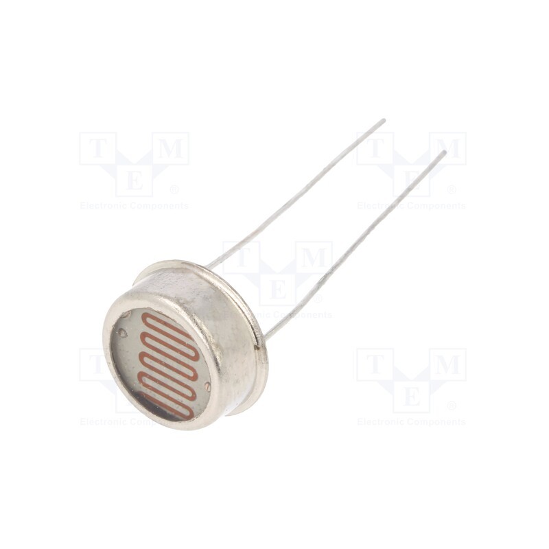 1 pcs x Token - PGM1200-MP - Photoresistor, 250mW, 2÷5kΩ, 560nm, THT, 250VDC, ØLED: 12mm