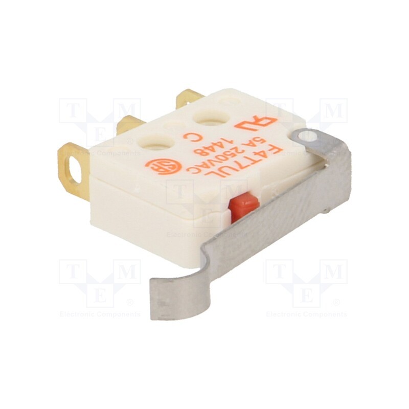 1 pcs x SAIA-BURGESS - F4T7YC-UL - Microswitch SNAP ACTION, 5A/250VAC, SPDT, ON-(ON), Pos: 2, IP40