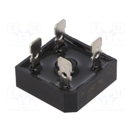 1 pcs x DC COMPONENTS - BR1505 - Bridge rectifier: single-phase, Urmax: 50V, If: 15A, Ifsm: 300A