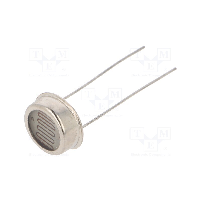 1 pcs x Token - PGM1202-MP - Photoresistor, 250mW, 8÷20kΩ, 560nm, THT, 250VDC, ØLED: 12mm