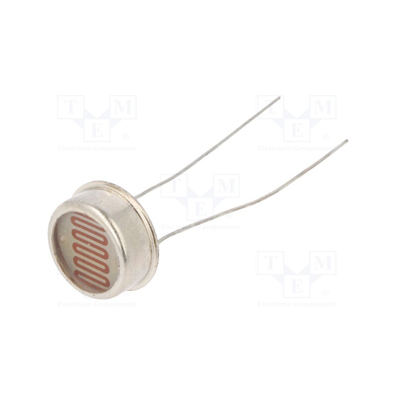 1 pcs x Token - PGM1201-MP - Photoresistor, 250mW, 4÷10kΩ, 560nm, THT, 250VDC, ØLED: 12mm