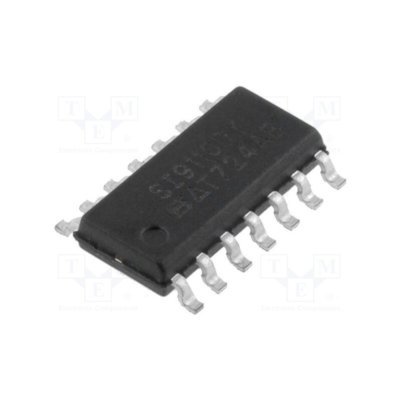 1 pcs x VISHAY - SFH6916 - Optocoupler, SMD, Ch: 4, OUT: transistor, Uinsul: 3.75kV, Uce: 70V