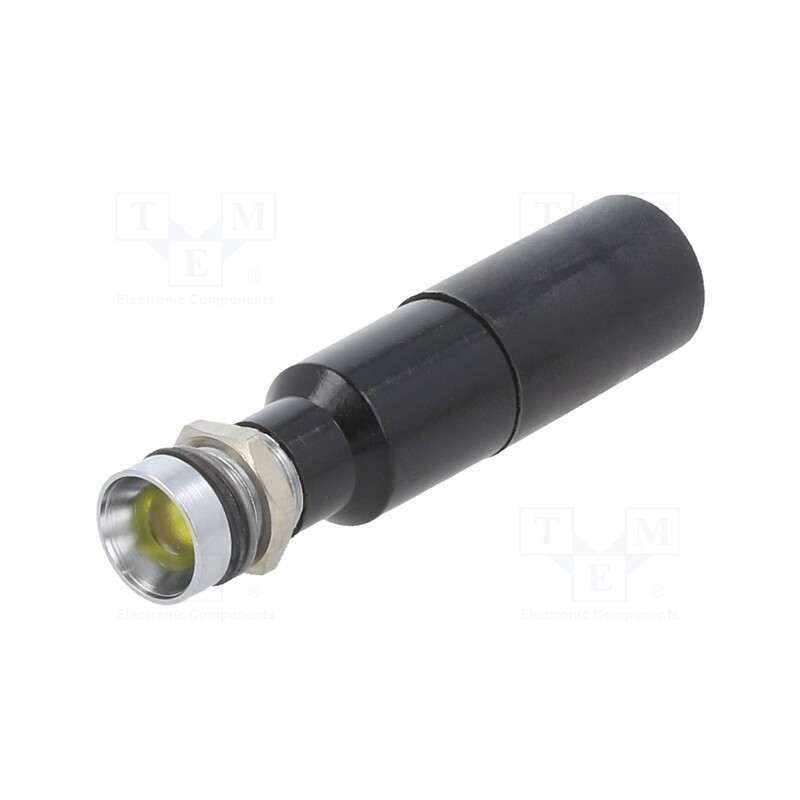 1 pcs x CML INNOVATIVE TECHNOLOGIES - 19500432 - Indicator: LED, recessed, yellow, 230VAC, Ø8mm