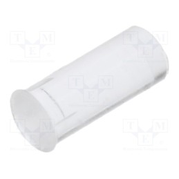 1 pcs x BIVAR - PLPC3-7MM - Fiber for LED, round, Ø3.3mm, Front: flat, straight