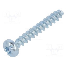 100 pcs x BOSSARD - 3148585 - Screw, for plastic, 3x20, Head: cheese head, slotted,Torx®, zinc