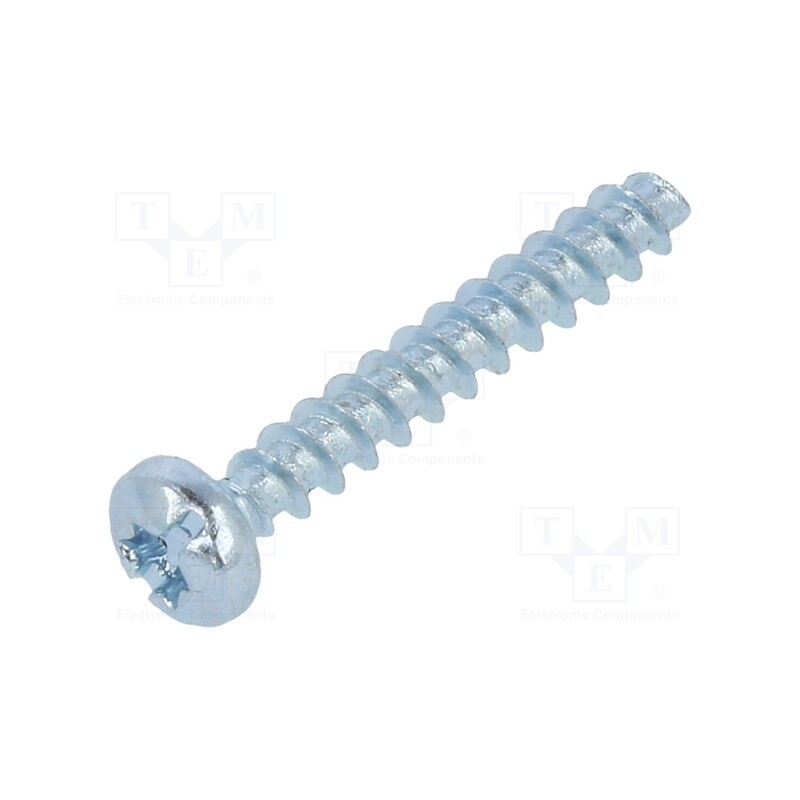100 pcs x BOSSARD - 3148585 - Screw, for plastic, 3x20, Head: cheese head, slotted,Torx®, zinc