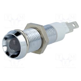 1 pcs x SIGNAL-CONSTRUCT - SMBE08214 - Indicator: LED, recessed, red/green, 24÷28VDC, Ø8.2mm, IP40, metal