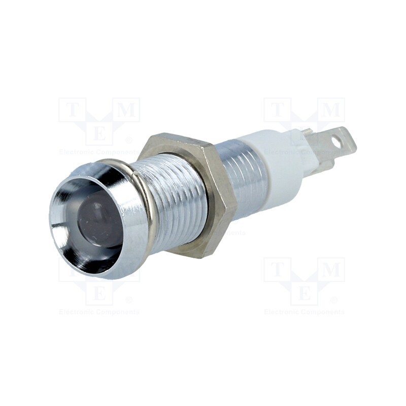 1 pcs x SIGNAL-CONSTRUCT - SMBE08214 - Indicator: LED, recessed, red/green, 24÷28VDC, Ø8.2mm, IP40, metal