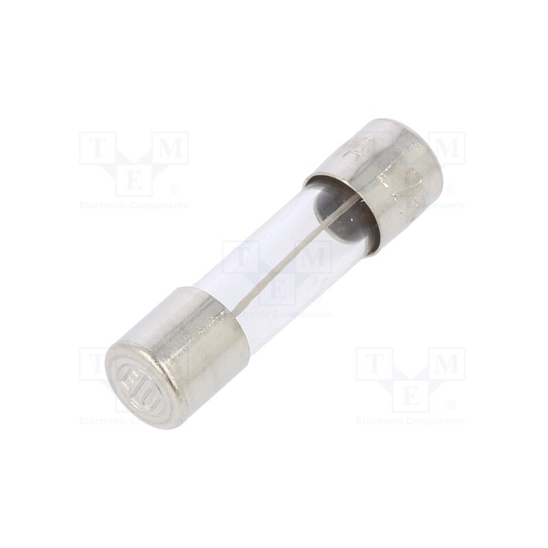 10 pcs x SIBA - 179120.0,05 - Fuse: fuse, time-lag, 50mA, 250VAC, cylindrical,glass, 5x20mm