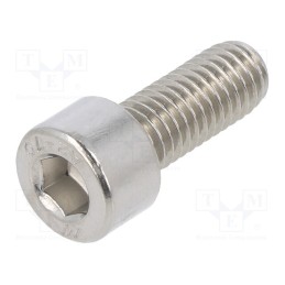 100 pcs x KRAFTBERG - M8X20/D912-A2 - Screw, M8x20, 1.25, Head: cheese head, hex key, HEX 6mm, DIN 912